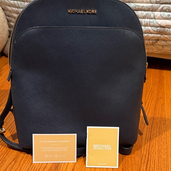 Michael Kors Black Backpack - Picture 1 of 3